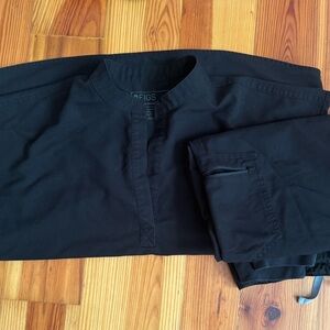 Figs Jet Black Medical Scrubs